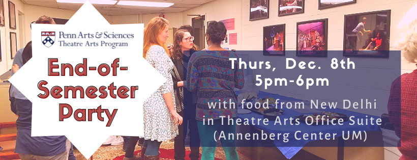 End-of-Semester Party (Fall 2022) | Theatre Arts Program